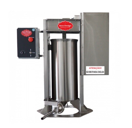 ENSACADEIRA DE LINGUICA ELETRICA SEM PEDESTAL INOX DESIGN 150KG/HORA