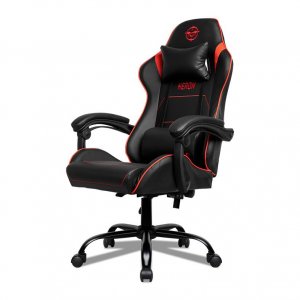 Cadeira Gamer TGT Heron TC, Espuma Moldada, Preto e Vermelho, TGT-HRTC-BR02