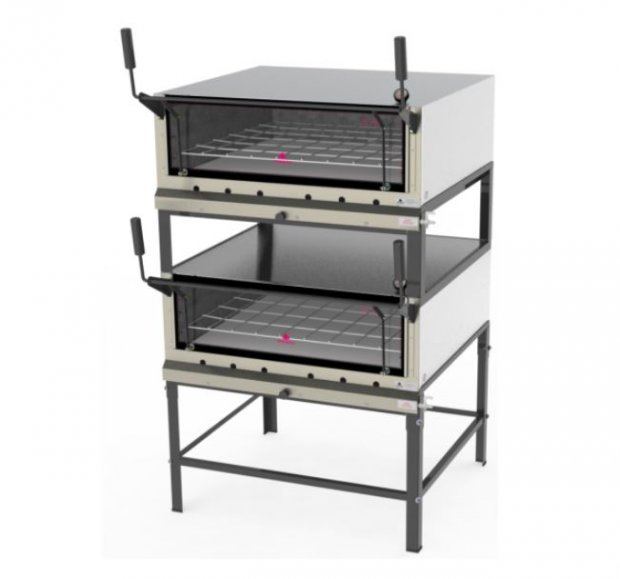 FORNO REFRATARIO PROGAS PRP-900G DUPLO A GAS